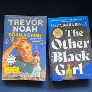 Trevor Noah- Born a Crime and The Other Black Girl by Zakiya Dalila Harris